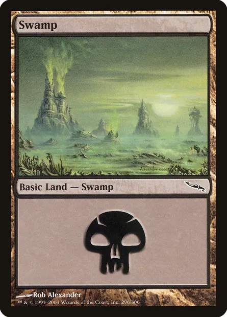 Marais, carte Magic MRD 296 — extension Mirrodin