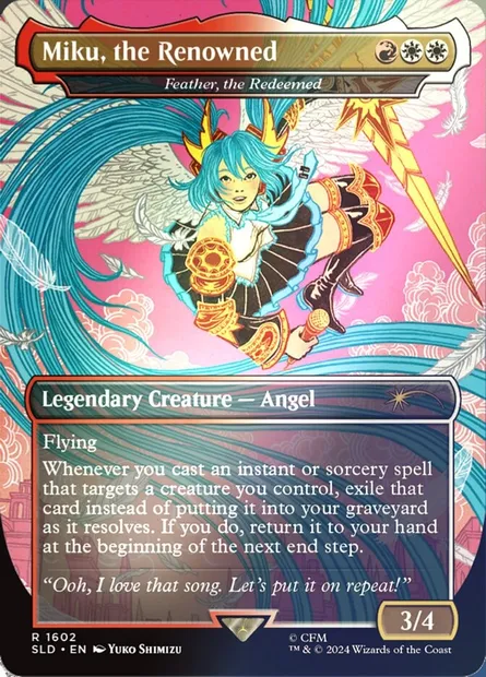 Feather, the Redeemed, Magic card SLD 1602★ — Secret Lair Drop set