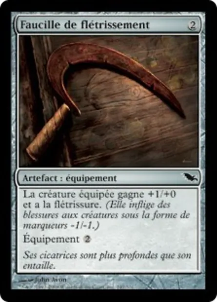 Faucille de flétrissement, carte Magic SHM 247 — extension Sombrelande