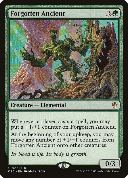 Forgotten Ancient, Magic card C16 150 — Commander 2016 set