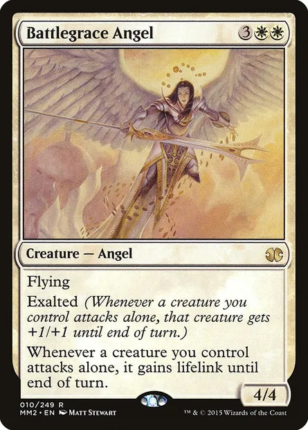 Ange de grâcebataille, carte Magic MM2 10 — extension Modern Masters 2015