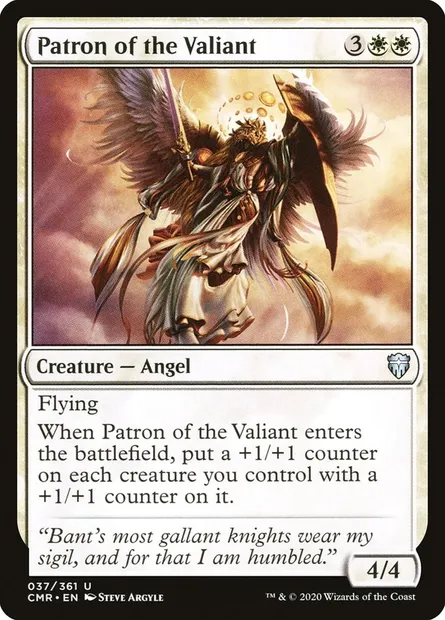 Patron of the Valiant, Magic card CMR 37 — Commander Legends set