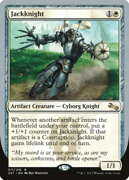 Jackknight, Magic card UST 11 — Unstable set