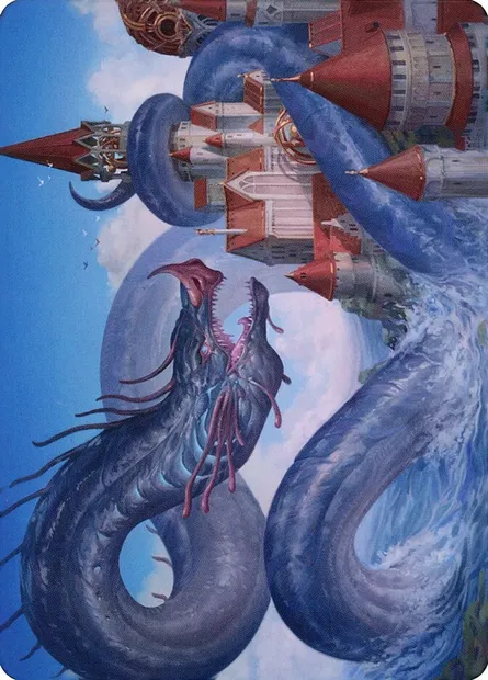 Tolarian Terror // Tolarian Terror, carte Magic ADMU 18 — extension Dominaria United Art Series