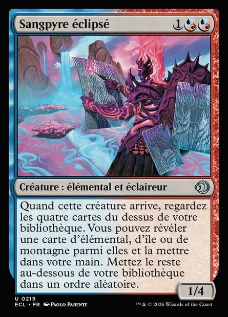 Sangpyre éclipsé, carte Magic ECL 219 — extension Lorwyn Eclipsed