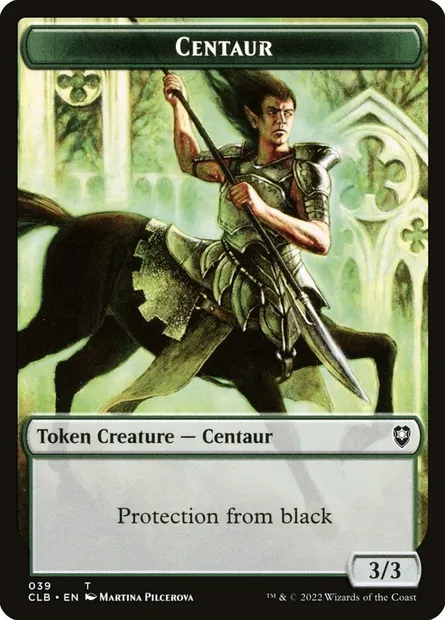 Centaur, Magic card TCLB 39 — Battle for Baldur's Gate Tokens set