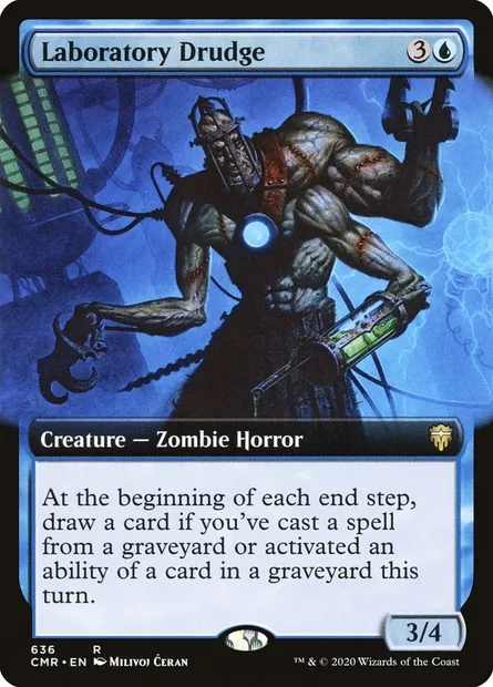 Laboratory Drudge, Magic card CMR 636 — Commander Legends set
