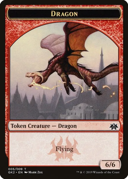 Dragon, Magic card TGK2 5 — RNA Guild Kit Tokens set
