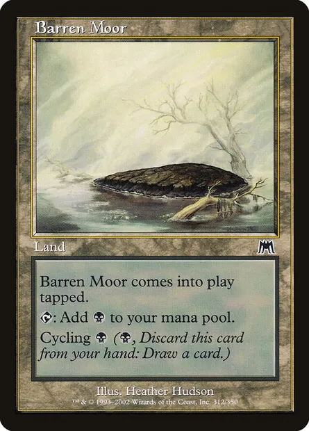 Barren Moor, Magic card ONS 312 — Onslaught set