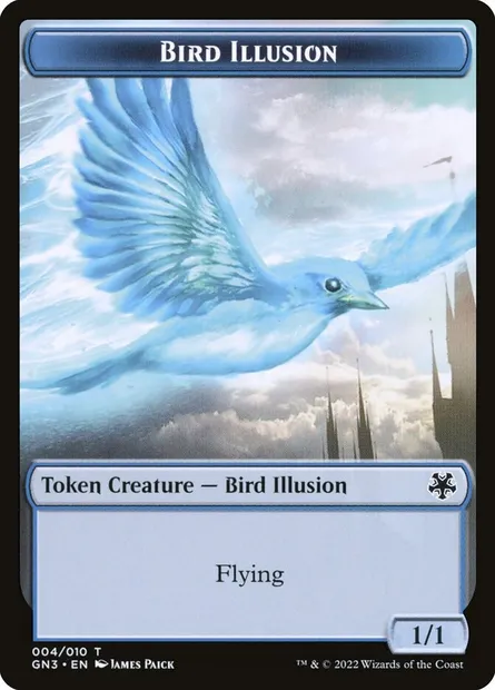 Bird Illusion, carte Magic TGN3 4 — extension Game Night: Free-for-All Tokens