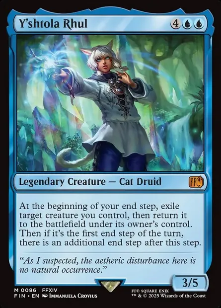 Y'shtola Rhul, Magic card FIN 86 — Final Fantasy set