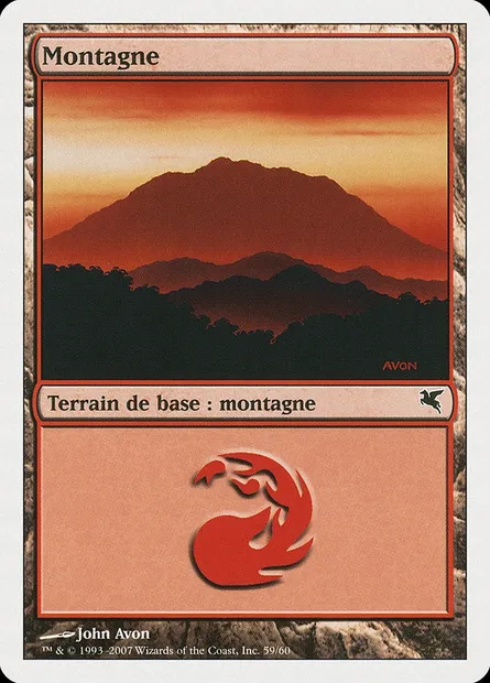 Montagne, carte Magic PSAL C59 — extension Salvat 2005