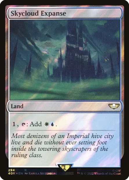 Skycloud Expanse, Magic card 40K 294★ — Warhammer 40,000 Commander set