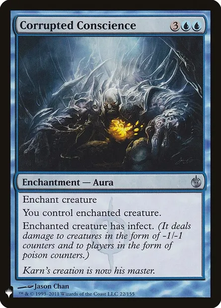 Conscience corrompue, carte Magic PLST MBS-22 — extension The List