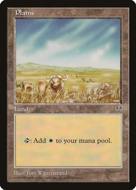 Plaine, carte Magic MIR 332 — extension Mirage