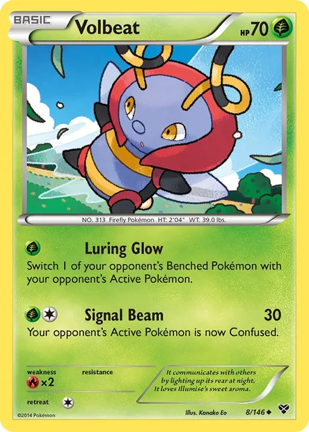 Volbeat, Pokémon card XY 8 — XY set