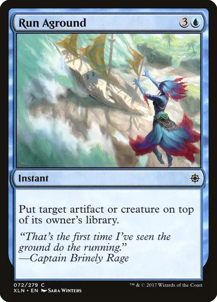 Run Aground, Magic card XLN 72 — Ixalan set