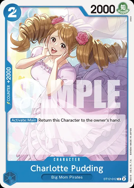 Charlotte Pudding, carte One Piece ST12-012 — extension Zoro and Sanji