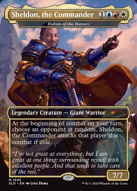 Ruhan of the Fomori, Magic card SLD 1695 — Secret Lair Drop set