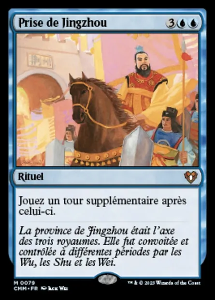 Prise de Jingzhou, carte Magic CMM 79 — extension Commander Masters