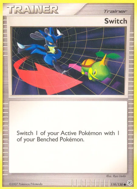 Switch, Pokémon card DP 119 — Diamond & Pearl set