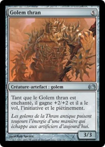 Golem thran, carte Magic PC2 114 — extension Planechase 2012