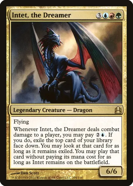 Intet, the Dreamer, Magic card CMD 204 — Commander 2011 set