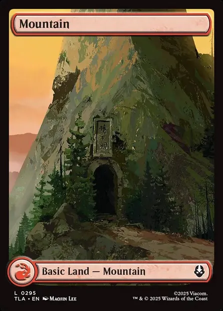 Montagne, carte Magic TLA 295 — extension Avatar: The Last Airbender