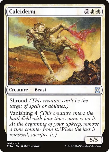 Calciderm, Magic card EMA 5 — Eternal Masters set