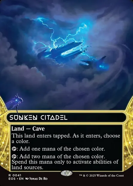 Sunken Citadel, Magic card EOS 41 — Edge of Eternities: Stellar Sights set
