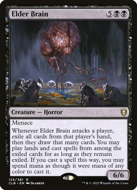 Elder Brain, Magic card CLB 125 — Commander Legends: Battle for Baldur's Gate set