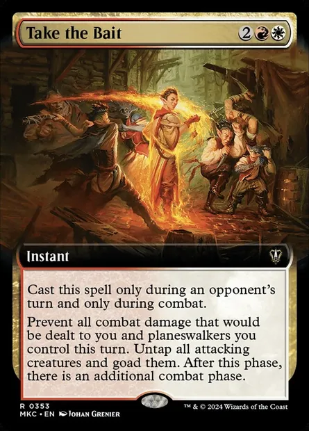 Take the Bait, Magic card MKC 353 — Murders at Karlov Manor Commander set