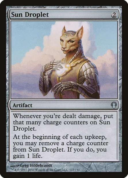 Sun Droplet, Magic card ARC 117 — Archenemy set