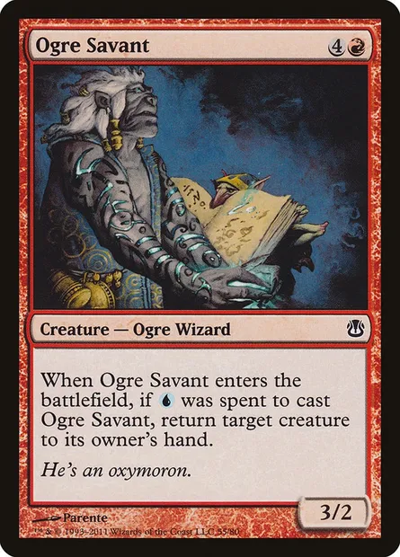 Ogre Savant, Magic card DDH 55 — Duel Decks: Ajani vs. Nicol Bolas set