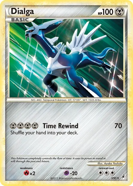 Dialga, Pokémon card CL 3 — Call of Legends set