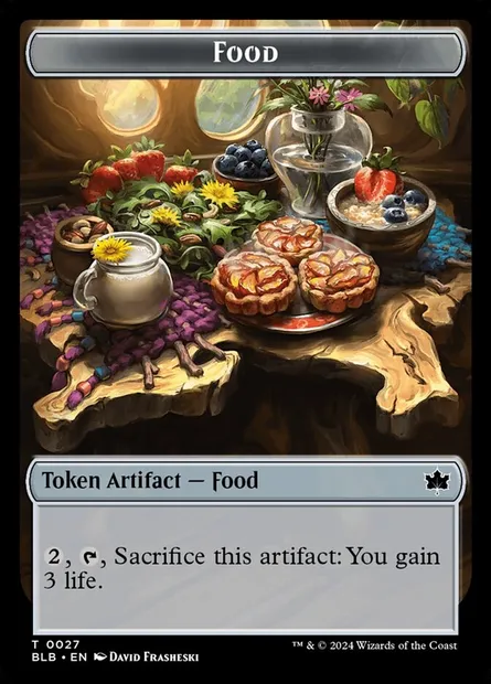 Food, Magic card TBLB 27 — Bloomburrow Tokens set