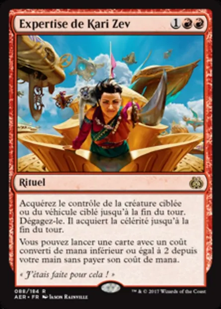 Expertise de Kari Zev, carte Magic AER 88 — extension La révolte éthérique