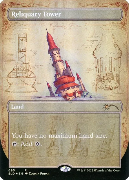 Reliquary Tower, Magic card SLD 695 — Secret Lair Drop set