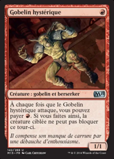 Gobelin hystérique, carte Magic M15 142 — extension Magic 2015