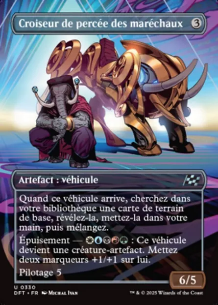 Croiseur de percée des maréchaux, carte Magic DFT 330 — extension Aetherdrift