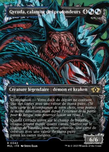 Gyruda, calamité des profondeurs, carte Magic MUL 42 — extension Multiverse Legends