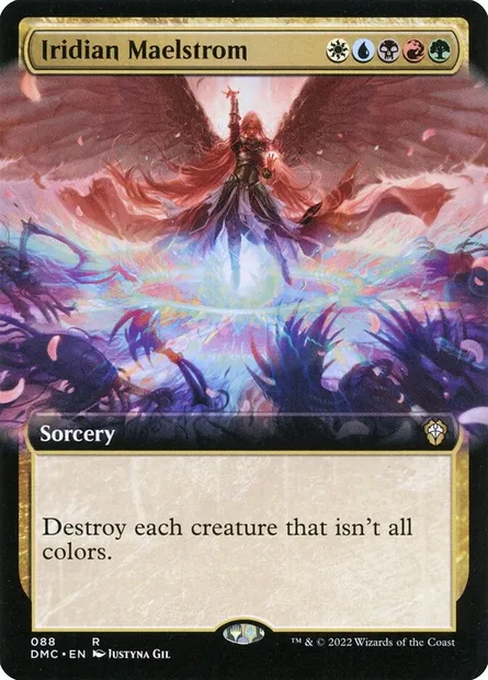 Iridian Maelstrom, Magic card DMC 88 — Dominaria United Commander set