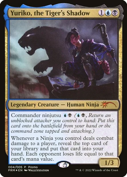 Yuriko, the Tiger's Shadow, Magic card PL22 4 — Year of the Tiger 2022 set