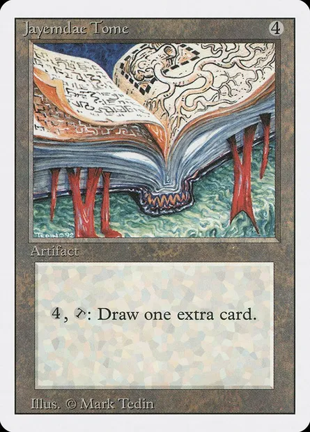 Grimoire de Jayemdae, carte Magic 3ED 258 — extension Revised Edition