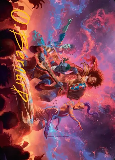 Zaffai and the Tempests // Zaffai and the Tempests, Magic card ASOS 25 — Secrets of Strixhaven Art Series set
