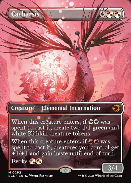 Catharsis, Magic card ECL 292 — Lorwyn Eclipsed set