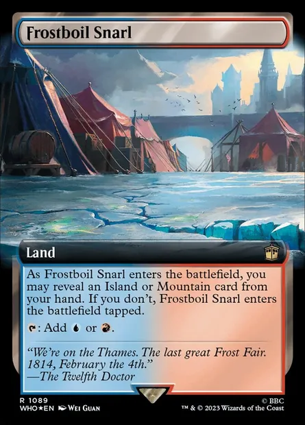 Lacis pyrogel, carte Magic WHO 1089 — extension Doctor Who