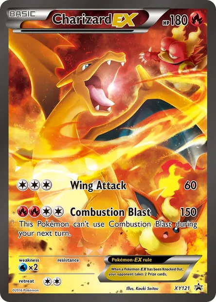 Charizard EX, Pokémon card XY 121 — XY Black Star Promos set