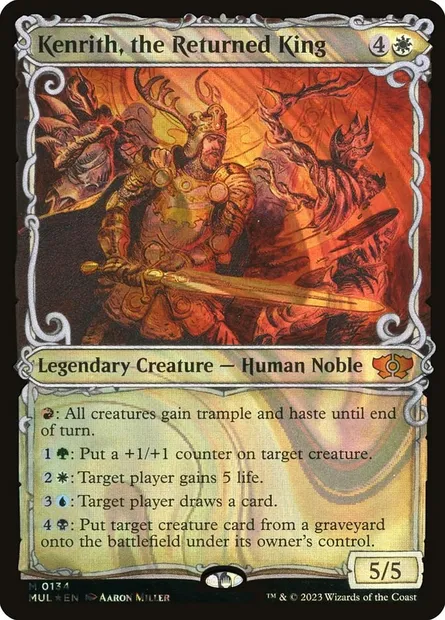 Kenrith, the Returned King, Magic card MUL 134 — Multiverse Legends set
