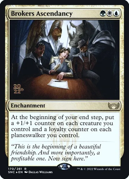 Brokers Ascendancy, Magic card PSNC 170s — Streets of New Capenna Promos set
